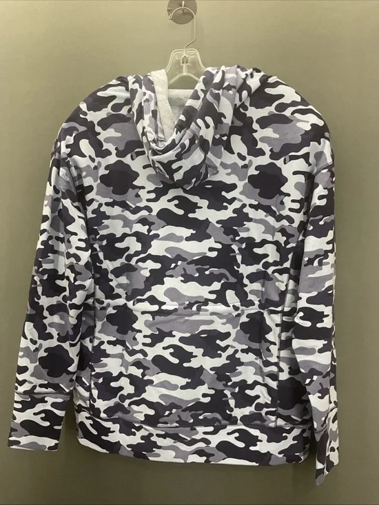 NWT Fabletics Woman’s’LEAH’ Navt Camo Oversized Hoodie Size XL 12-14 - Picture 3 of 9